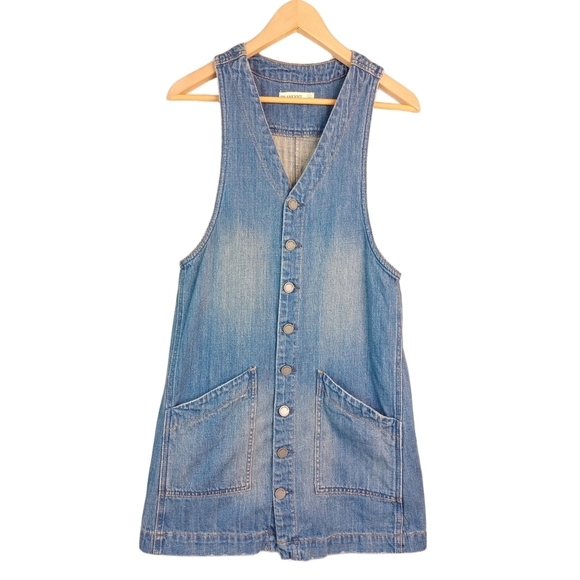 Blank NYC Button Down Front Mini Dress - Picture 1 of 10